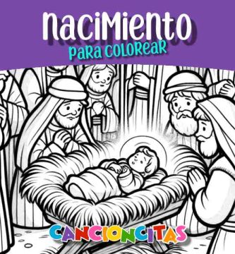 nacimiento para colorear