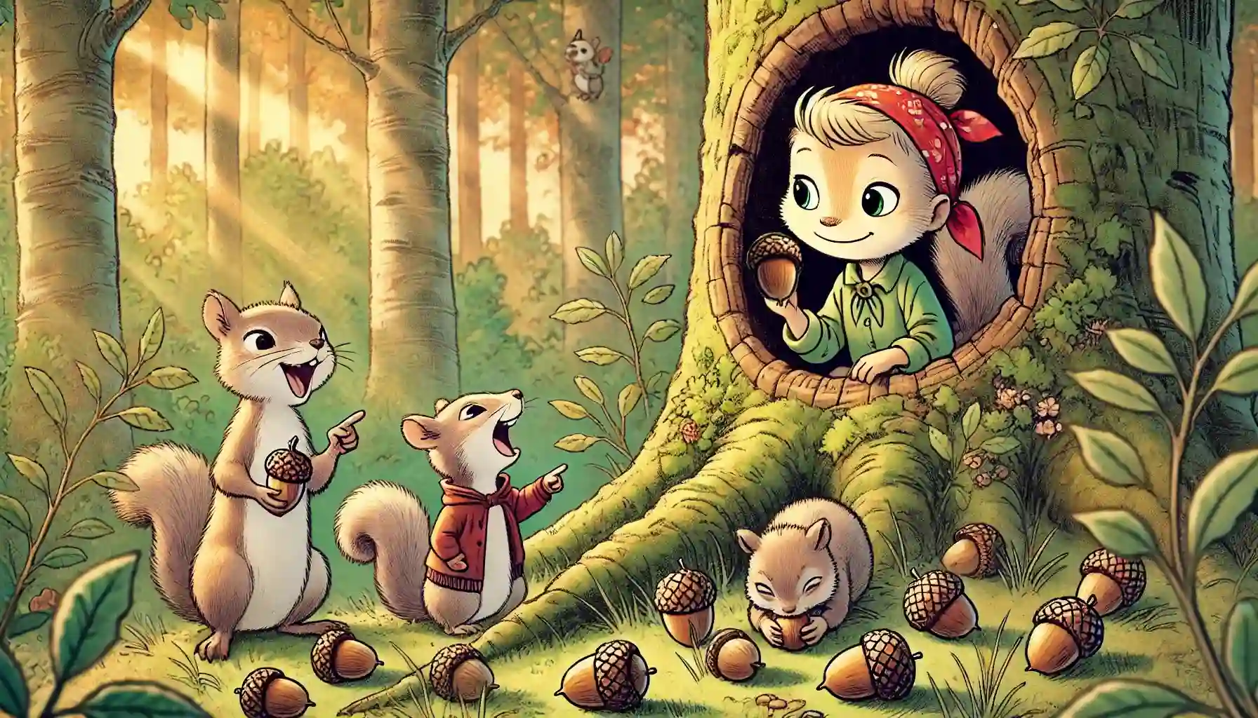 Sofía, la ardilla previsora 🐿️